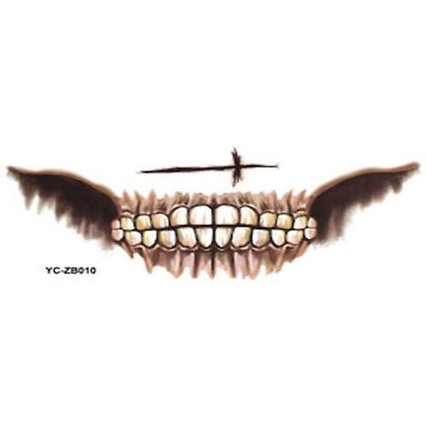 1/12 stk. Halloween Spøg Makeup Midlertidig Tatovering Tattoo stickers 10