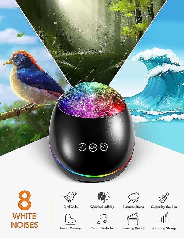 Northern Lights Aurora Projector, 3 In 1 Night Light With White Noise, Timer, Bluetooth Speaker, Galaxy Light Skylight Space Light For Ceiling