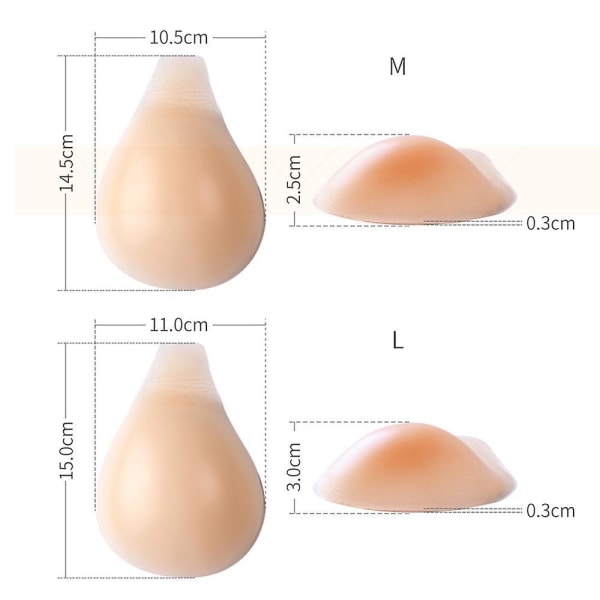 Silicone Gel Breast Lift Invisible Breast Nipple Covers Lifting Bra Cups Breast Pads M