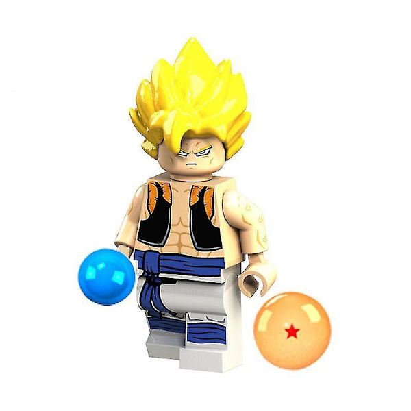 6kpl Dragon Ball Sarjakuva Super Saiyan Sun Wukong Vegeta Lasten Koottavat Rakennuspalikkalelut