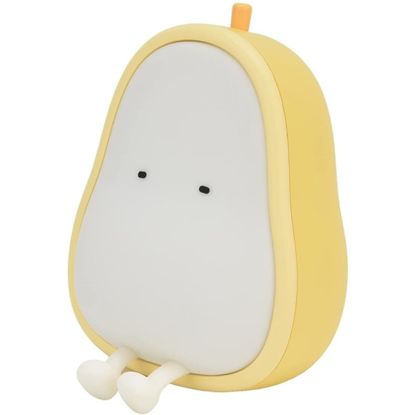 Led Night Light, Soft Touch Silicone Night Light Girl Warm Color Light Boy Gift Yellow B091-1037