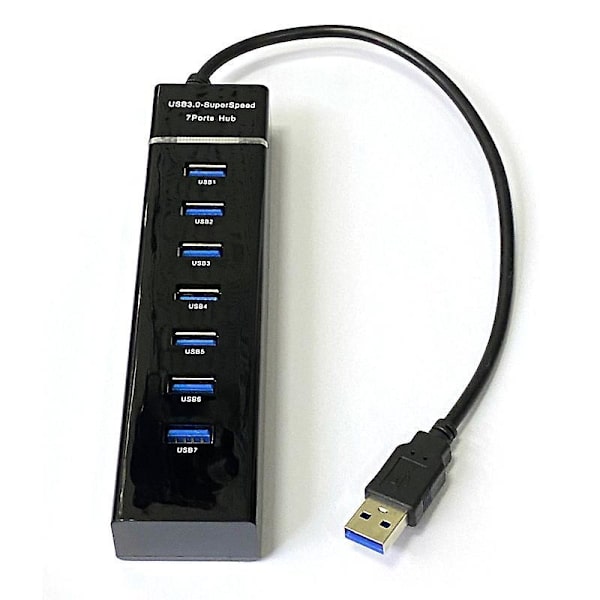 4-port Usb 3.0 Hub, Ultra-slim Data Usb Hub With 30cm Extended Cable