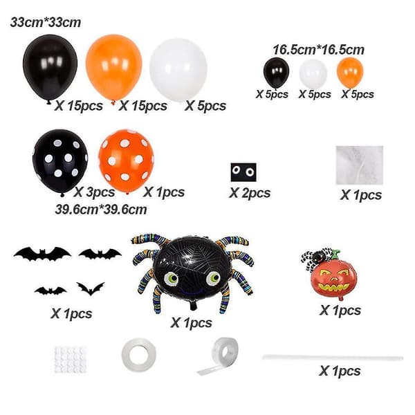 Halloween Balloon Kit Halloween Pattern Balloons