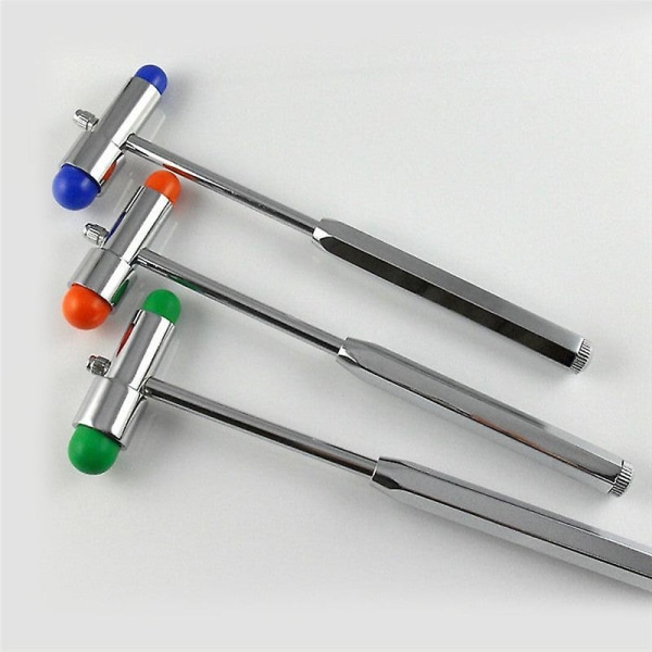 1Pc neurological hammer medical reflex hammer neurology massage hammer massage diagnostic tools percussion hammer Blue