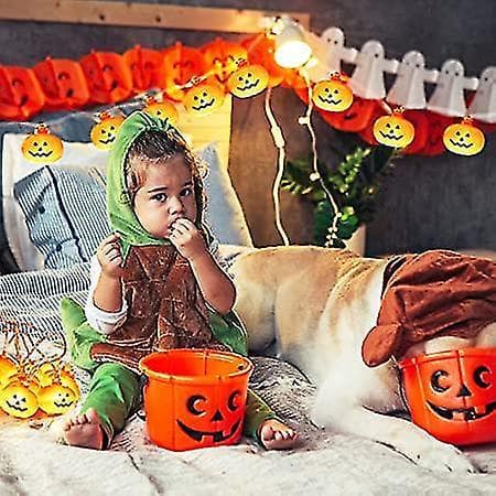 Halloween String Lights,20 Led Halloween Decorations Lights Battery Operated