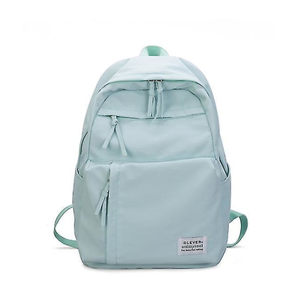 Large Girls School Bags For Teenagers Backpacks Nylon Waterproof Teen Student Book Bag Big College Leisure Schoobag Blue