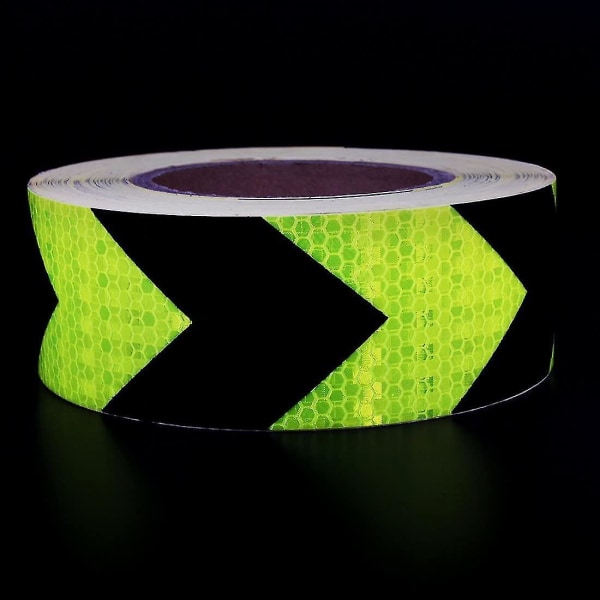Zone Tape Warning Tape Reflective Tape Safety Marking Tape (yellow/black Arrow 5 Cm X 25 M)