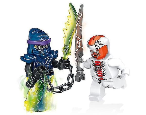 Phantom Ninja Building Blocks Minifigure Ninja Vs. Snake 24 Puzzle Assembled Building Block Toys