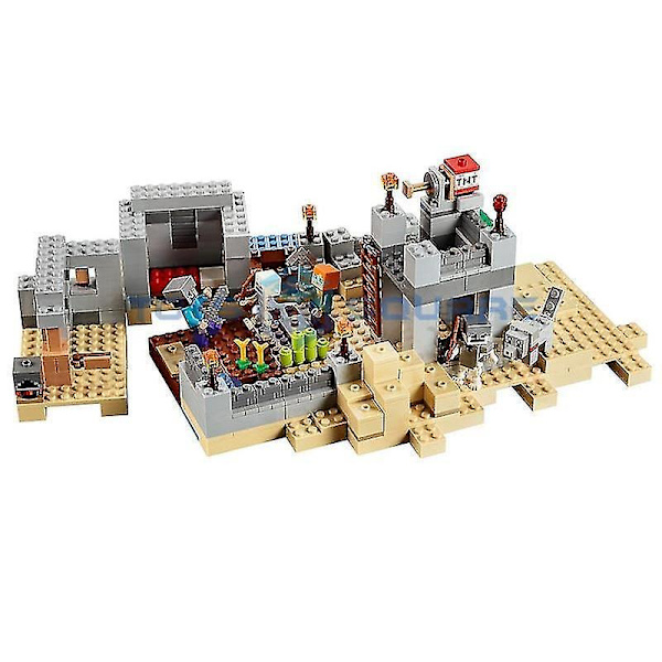 The Desert Outpost Model Building Blocks With My World Action Figures Bricks Set Gifts  Toys For Children Kids Boys Girls