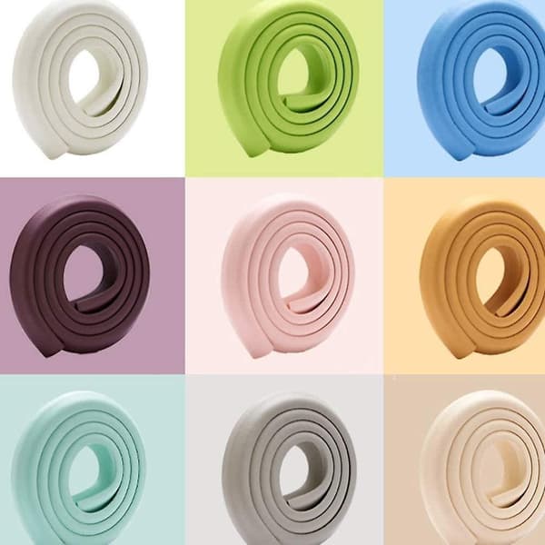 Furniture Soft Table Edge Guard Baby Protector Anti Collision Protector Strip (Light Green, 6M)