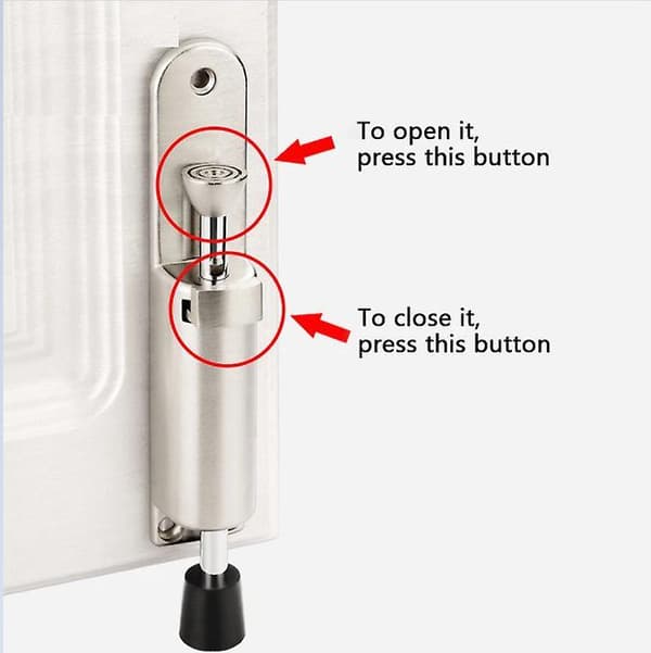 Zinc Alloy Adjustable Door Stopper