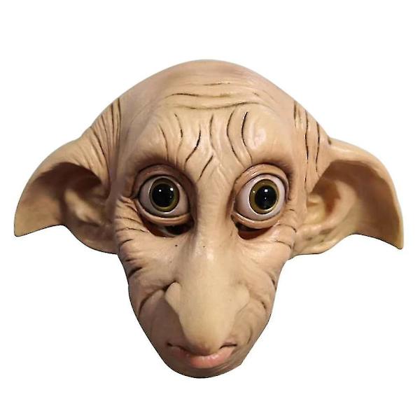 Karneval/påske Dobby Elfin Cosplay Latex Maske Halloween Karneval Kostume Hovedbeklædning