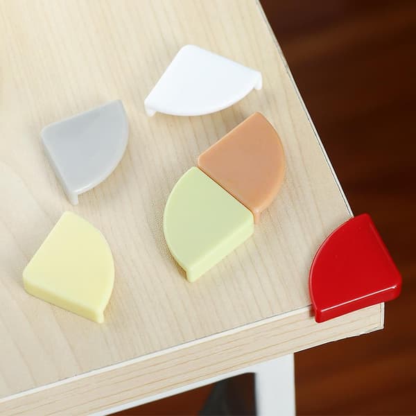 8pcs Table Corner Protector Soft Silicon Corner Protector Guard Baby S White
