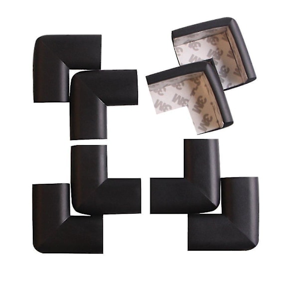 Tritina Corner And Edge Guards ,14ft (4.3m) [ 13ft Edge Cushion + 8 Corner Black