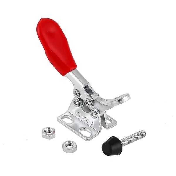 2/4pcs Horizontal Toggle Clamp Quick Release Toggle Clamp Set Gh-201a Woodworking Hand Tool Woodworking Fixed Clamp Tool 2pcs