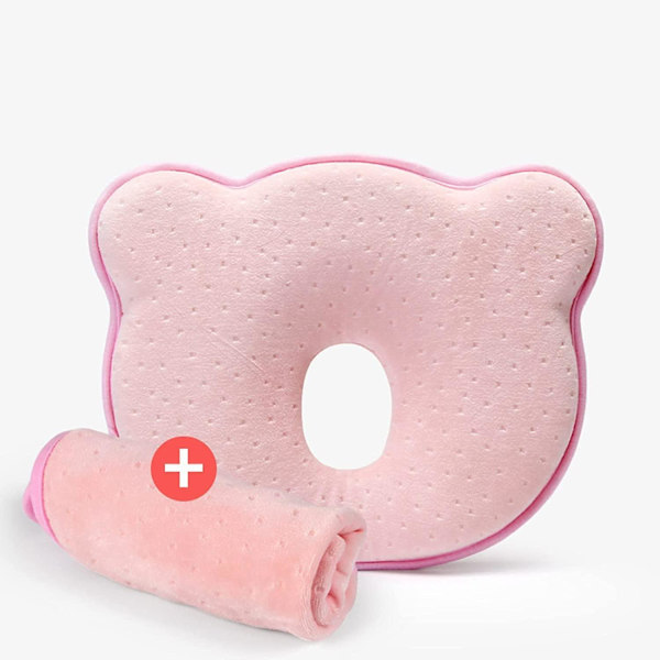 Baby Head Shaping Pillow, 3d Memory Foam Infant Pillow, Newborn Pillow, Prevent Flat Head Baby Head Shaping Pillow Great For 0-12 Months Infant Stroll