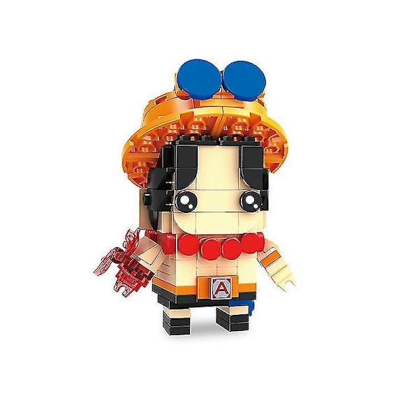 One Piece Building Blocks Toy Luffy Zoro Figure Naruto Building Blocks Kakashi  Block Cube Toy Small Particles Children Puzzle 24