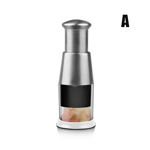 Garlic Chopper Stainless Steel Garlic Cutter Multifunctional Manual Chopping Tool Time Saver For A