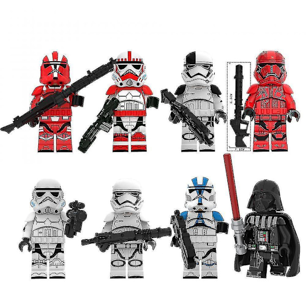 8pc Naruto Building Block Minifigure Toys