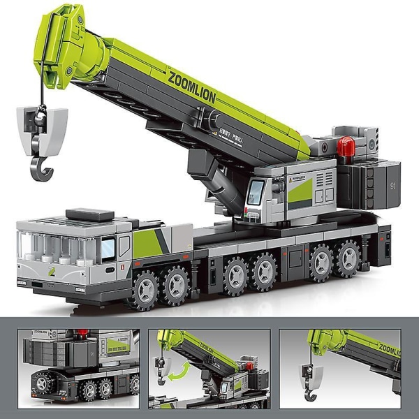 Sembo Excavator Truck Mixer Crane Bulldozer Building Construction Blocks City Engineering Cars Bricks Toys Gifts For Kids Boycity Excavator