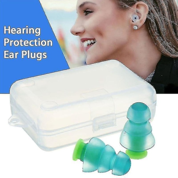 Silicone Noise Cancelling Hearing Protection Earplugs For Concerts Musician