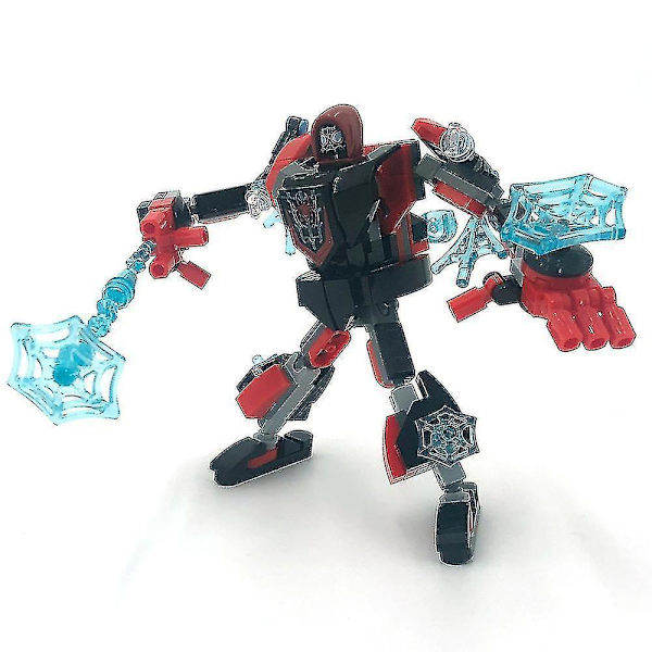 12cm Disney Avengers Spide Man Myers Assembled Building Block Toys