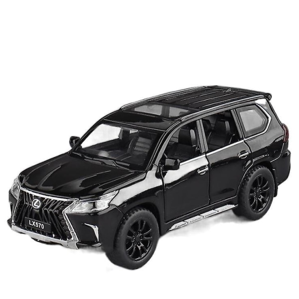 1:32 Toy Car Excellent Quality Lx570 Suv Metal Car Toy Alloy Car black