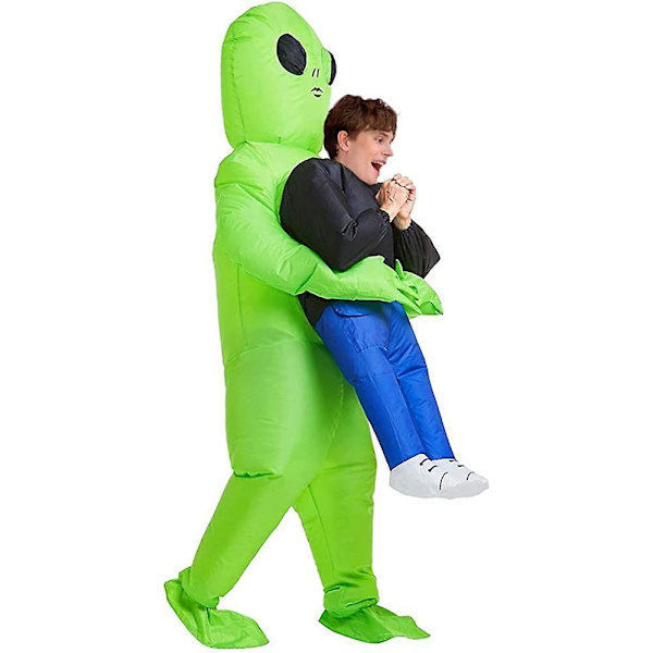 Inflatable Alien Costume For Adult  Funny Alien Kidnapping Halloween Costume (adult)