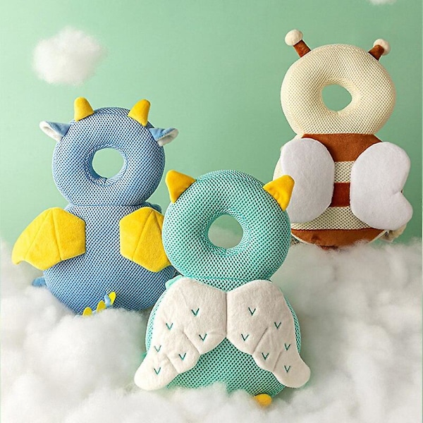 Cartoon Security Pillows 1-3t Toddler Baby Head Protector Safety Pad Cushion Back Prevent Injured Angel Bee Ns2 Butterfly