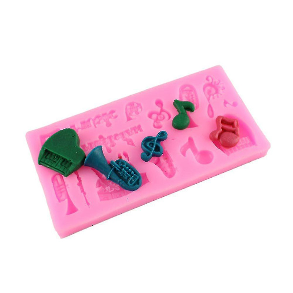 New Musical Note Shape Cake Decoration Mould - 1pc