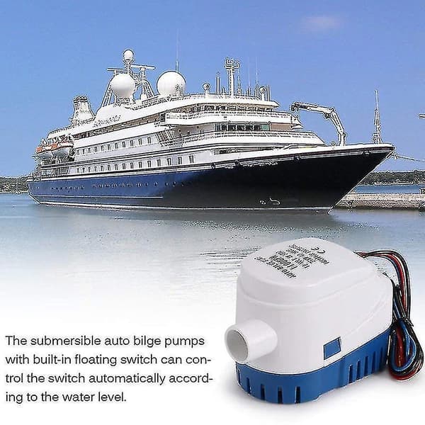 Automatic 12v 1100gbh Bilge Water Pump Submersible Pumps With Float Switch High Quality