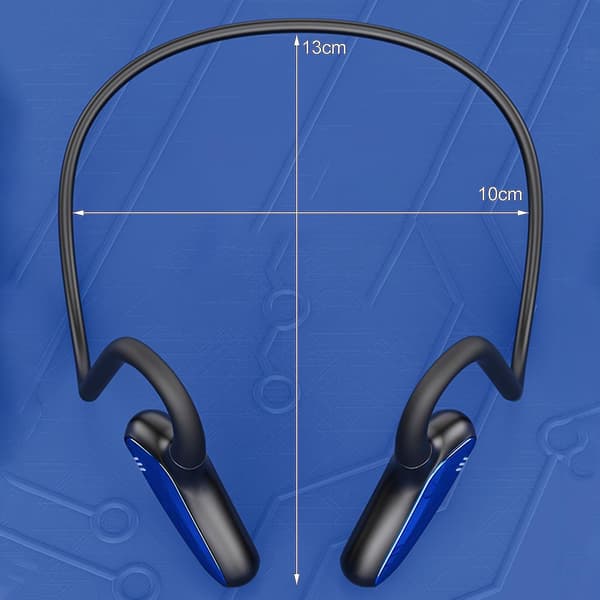 M-d8 Bluetooth-compatible Earphone Bone Conduction Ipx5 Waterproof Bt5.0 Ear Hook Wireless Stereo Headset For Sports A