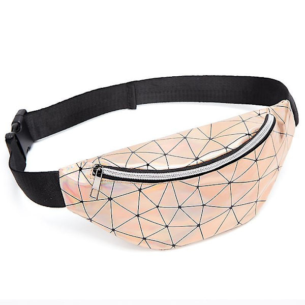 Double Pull Laser Sequin Waterproof Neon Travel Carnival Hiking Outdoor Diamond Pocket Gold