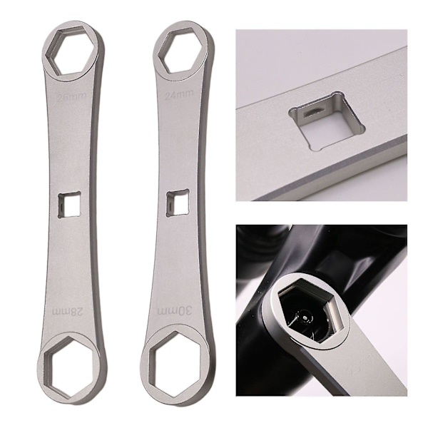 Bike Wrench Cnc Aluminum  Forks Top  Spanner For Rockshox For Fox Fork Bicycle Cycling Repair Tool 24 26 27 28mm