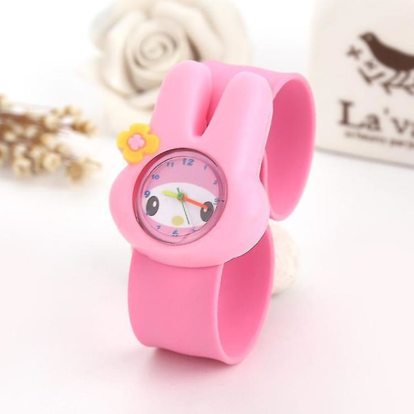 Children Cartoon Watches Wrist Watch Indicating Quartz Electronic Wris Butterfly pink