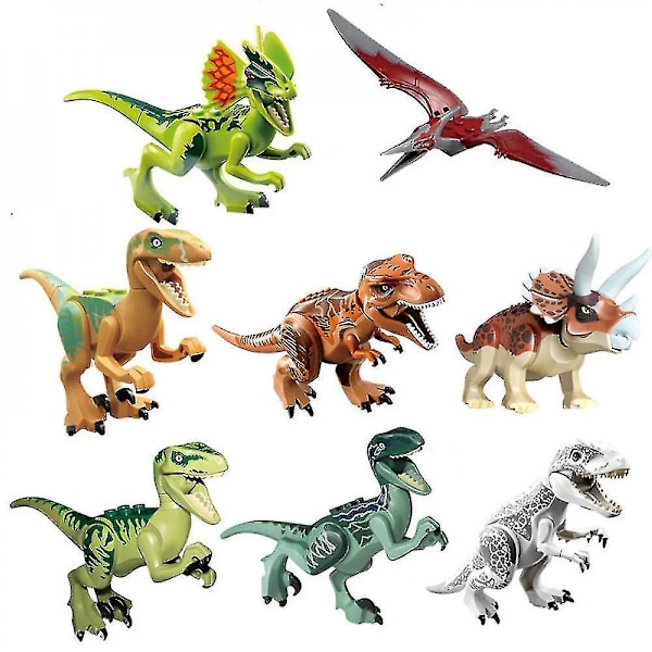 Jurassic World Dinosaur Building Blocks 8pcs