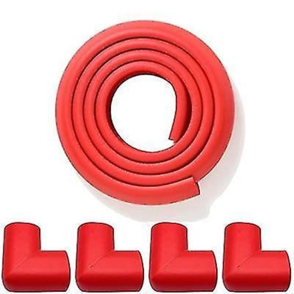 Baby Protection Baby Safety Table Side Guards, Strip Home Guards Safe red