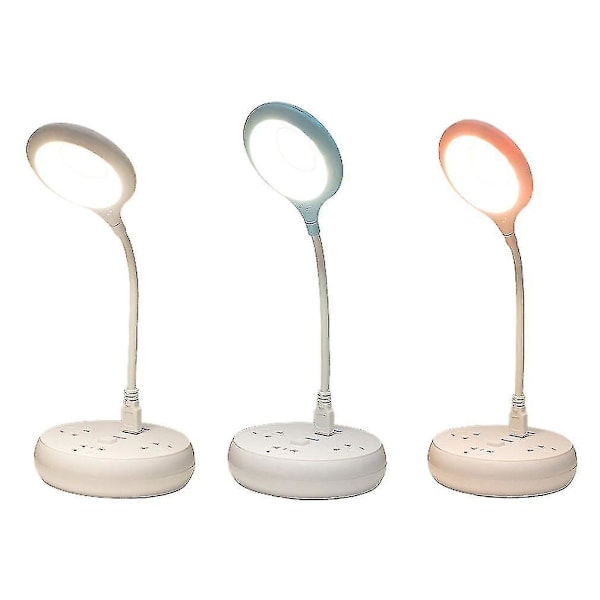 Portable Table Lamp Usb Socket Freely Foldable Led Light No Flicker Soft Light Saving Energy Eye Protection Away From Myopia