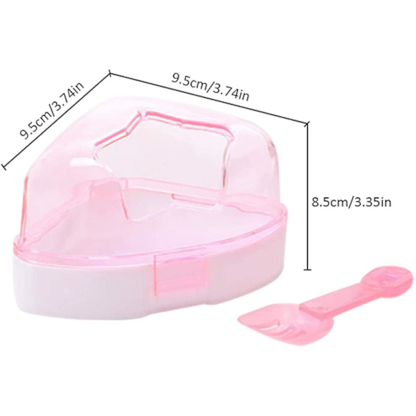 Plastic Hamster Bathtub Hamster Toilet Sand Bath Cat Litter Box With S