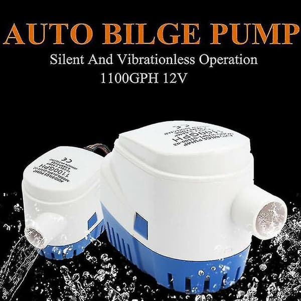Automatic 12v 1100gbh Bilge Water Pump Submersible Pumps With Float Switch High Quality