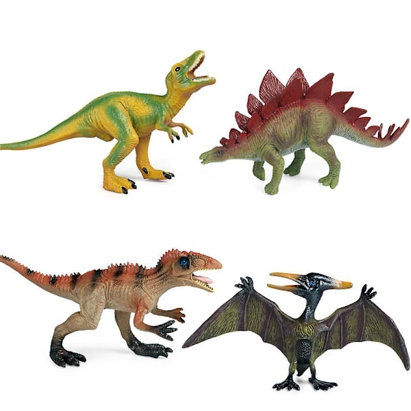 Dinosaur Legetøj Sæt 4 Pak Realistiske Figurer Småbørnslegetøj Til Børn 3-7