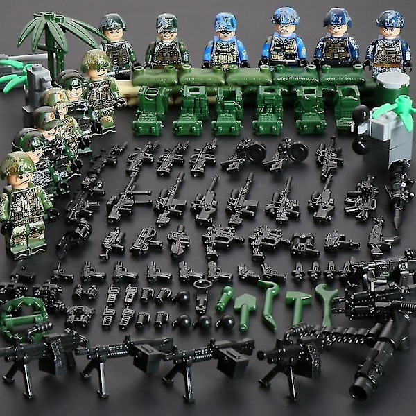Military building blocks fun easy play activity for preschool kids build