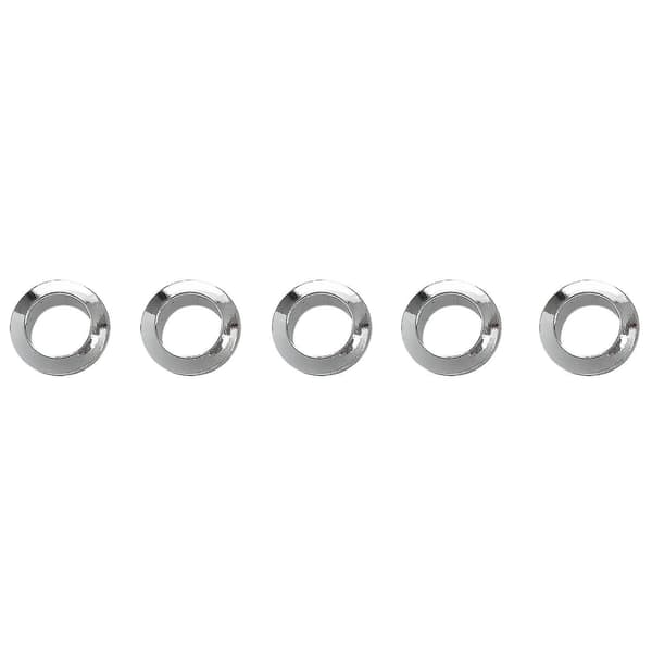5pcs Guitar Accessory Tuning Keys Pegs Compatible With 5 Strings Bass Silver