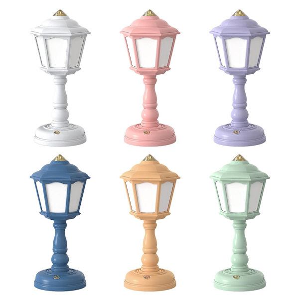 Home Office Desk Lamp Usb Rechargeable Desk Lamp Retro Night Light Desk Lamp For Studying And Reading Green