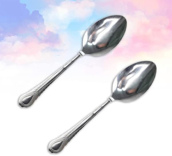 2pcs Magic Bending Spoon Magic Tricks Close Up Magic Gimmicks Magic Props For Kids And Adults