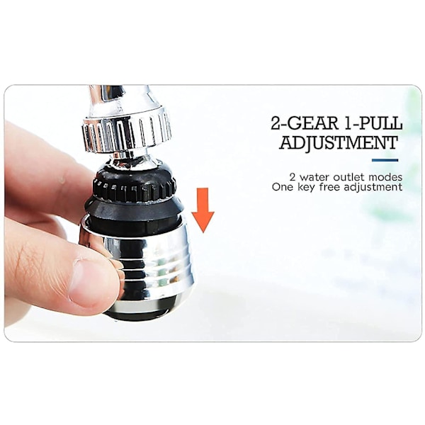 Sink Faucet Sprayer-360 Rotatable Anti-splash Faucet Nozzle Head With Hose