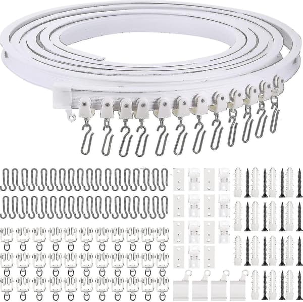5 Meters Bendable Ceiling Curved Curtain Track Flexible Ceiling Curtain