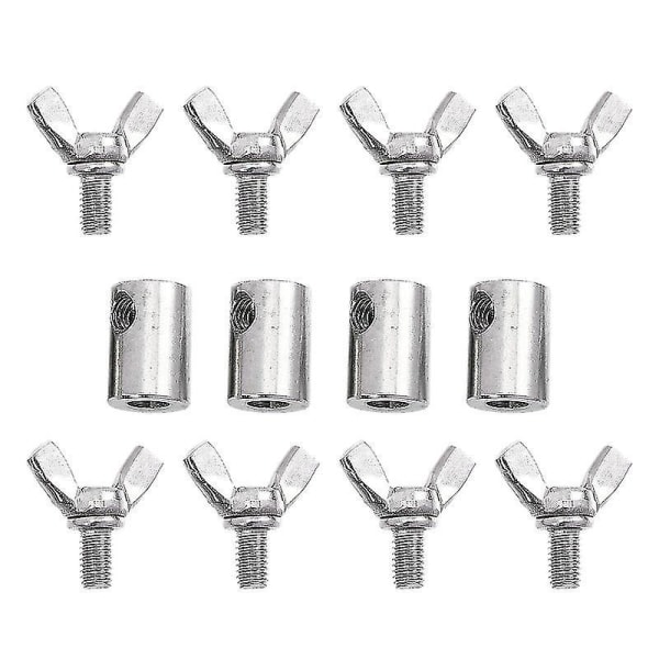 4pcs Wire Rope Fasteners Professional Wire Rope Cable Clip For 6mm Steel Wire