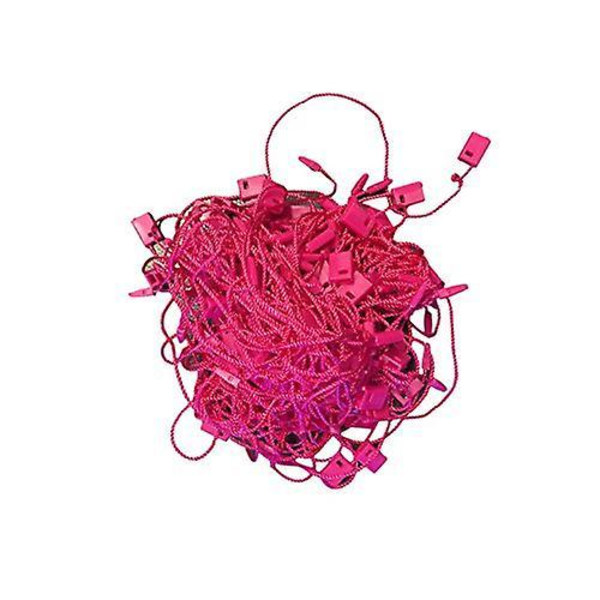 100pcs Nylon String Hang Tag Fasteners Rose Pink 100 pcs
