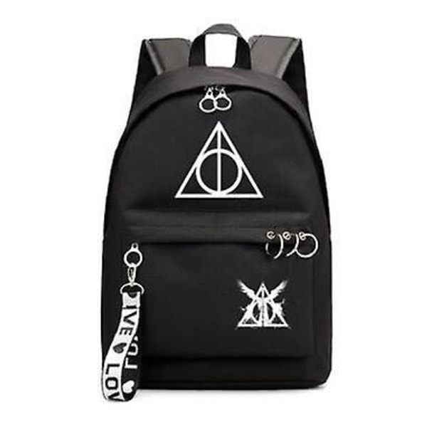 Harry Potter Badge Hogwarts Kids Backpack 44cm Black black 12